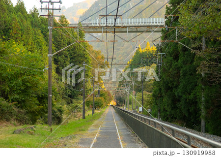 群馬県安中市 夕暮れのアプトの道 130919988