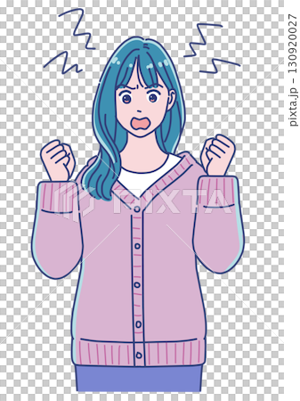 Frustrated and angry young woman Frustrated and angry young woman 130920027