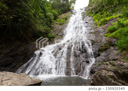 beautiful waterfall in Thailand ,tropical nature in sarika waterfall at nakhon nayok province, Thailand beautiful waterfall in Thailand ,tropical nature in sarika waterfall at nakhon nayok province, Thailand 130920340