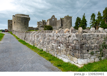 Roscommon town castle on summy day Roscommon town castle on summy day 130920401