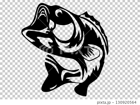 黑色低音透明剪影 130920564