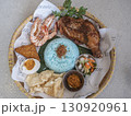 マレーシアの伝統的な料理ナシケラブ／ナシクラブ 130920961