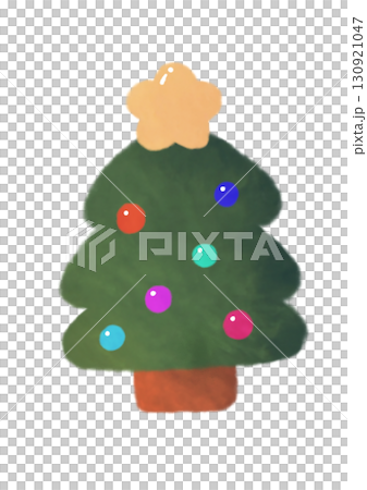 シンプルなクリスマスツリー シンプルなクリスマスツリー 130921047