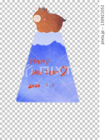 Illustration of a horse on Mount Fuji (Happy New Year) Illustration of a horse on Mount Fuji (Happy New Year) 130921052
