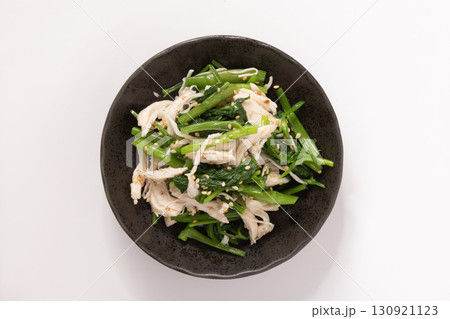 せりと鶏ささみ和え 130921123