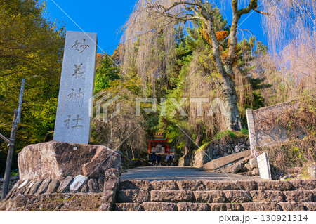群馬県富岡市 妙義神社、参道 130921314