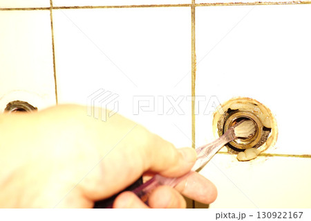 浴室水栓の交換　DIY 130922167