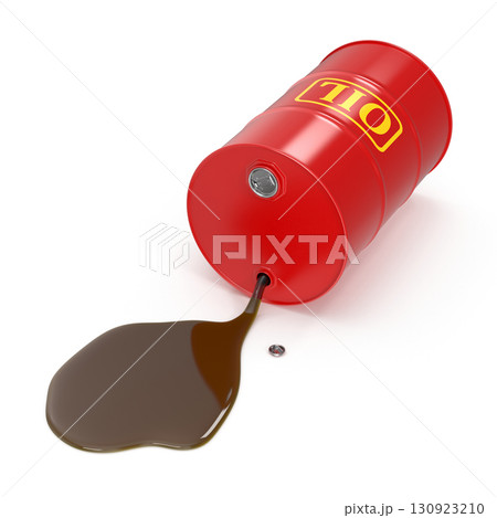 Spilled oil barrel environmental hazard and pollution 130923210