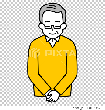 老人鞠躬 130923570