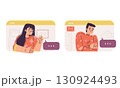 The Exchange of Digital Messages and Communication Between Two Individuals Online 130924493