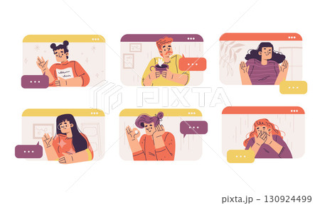 A Variety of Diverse Characters Engaging in Meaningful Digital Communication Platforms A Variety of Diverse Characters Engaging in Meaningful Digital Communication Platforms 130924499