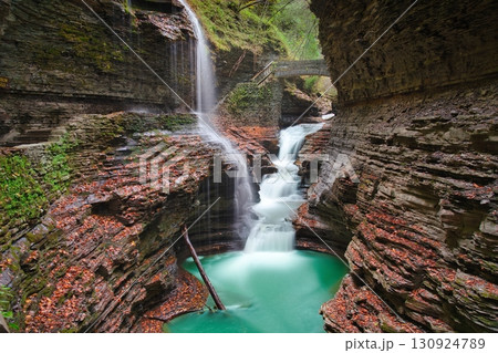 Watkins Glen and running water Watkins Glen and running water 130924789