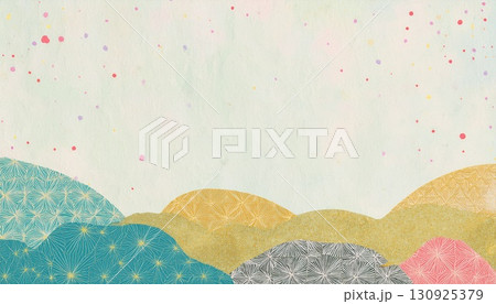 和モダンな背景イラスト 和モダンな背景イラスト 130925379