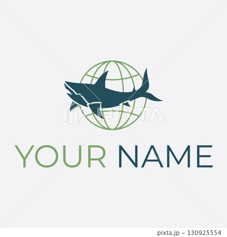 Shark logo design vector 130925554