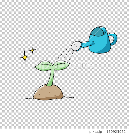 Watering illustrations Watering illustrations 130925952