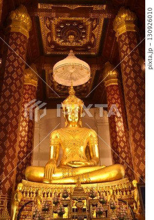 Phra Phuttha Nimit Wichit Mara Moli golden of Na Phra Meru temple travel location in Ayutthaya Thailand Phra Phuttha Nimit Wichit Mara Moli golden of Na Phra Meru temple travel location in Ayutthaya Thailand 130926010