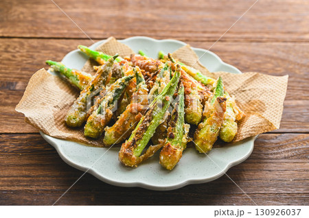 オクラの唐揚げ オクラの唐揚げ 130926037