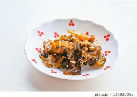 レンジ調理 ゴーヤの佃煮 レンジ調理 ゴーヤの佃煮 130926055