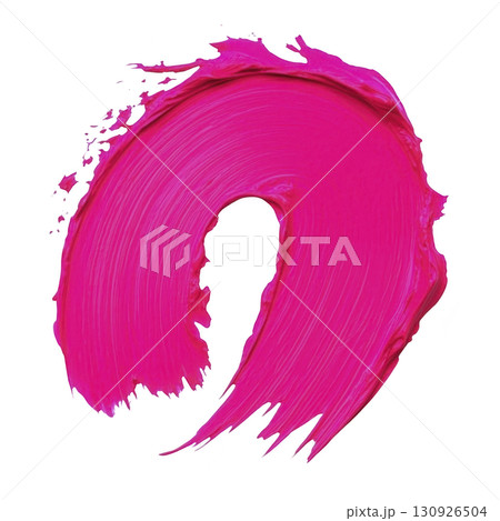 A This features vibrant pink brushstroke with dynamic, swirling shape, showcasing texture and artistic expression. bold color and fluid form create sense of movement and creativity A This features vibrant pink brushstroke with dynamic, swirling shape, showcasing texture and artistic expression. bold color and fluid form create sense of movement and creativity 130926504