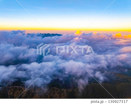 Amazing View beautiful landscape nature view in the morning at Indonesia 130927317