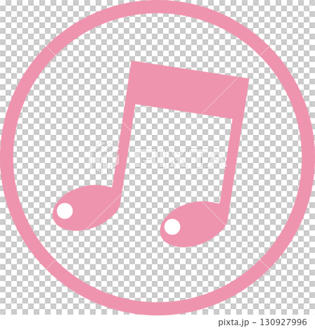 Eighth note melody icon 130927996