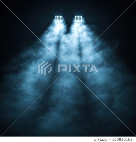 Stage Lights Smoke Effect Background. 130930168