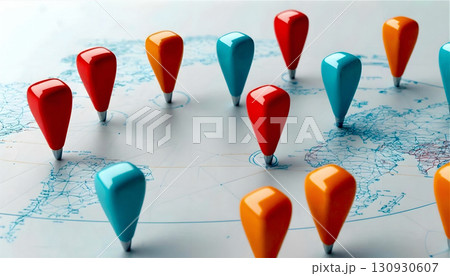 pin on map 130930607