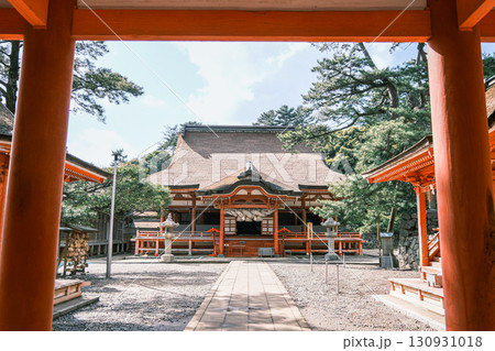 【#島根】朱色の楼門(島根県出雲市 日御碕神社) 【#島根】朱色の楼門(島根県出雲市 日御碕神社) 130931018