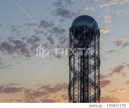 09.09.2025 - Batumi, Georgia - Well known landmark, called Alphabetic tower 09.09.2025 - Batumi, Georgia - Well known landmark, called Alphabetic tower 130931170
