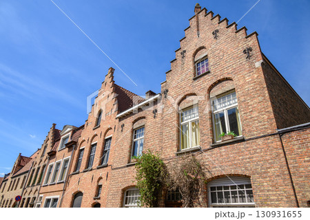 Historical Old Town and UNESCO World Culture Heritage site of Bruges in West Flanders, Belgium 130931655