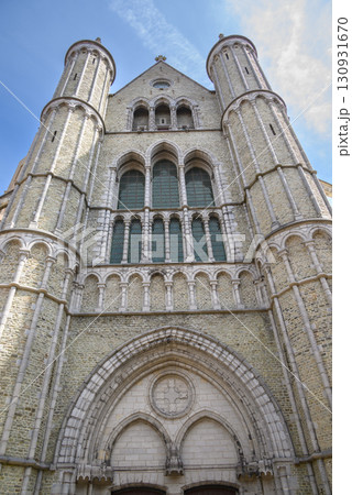 Church of Our Lady Roman Catholic gothic church in Bruges, Belgium 130931670