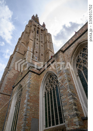 Church of Our Lady Roman Catholic gothic church in Bruges, Belgium Church of Our Lady Roman Catholic gothic church in Bruges, Belgium 130931702