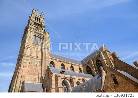 Saint Salvator Cathedral main Roman Catholic gothic church in Bruges, Belgium Saint Salvator Cathedral main Roman Catholic gothic church in Bruges, Belgium 130931723