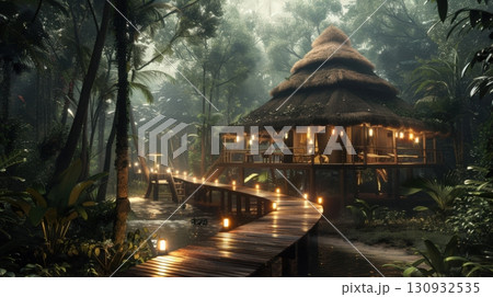 Wellness Holistic Retreat Background for Advertising 130932535