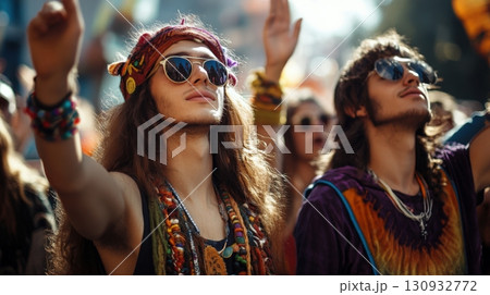 Happy People On Hippy Festival 130932772