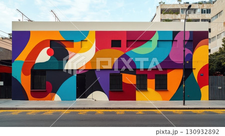 Mural Street Mockup An Advertising Mockup 130932892