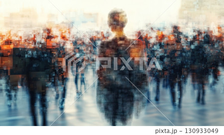 Anxiety As A Glitching Reality With Parts Of The Scene Corrupted 130933049