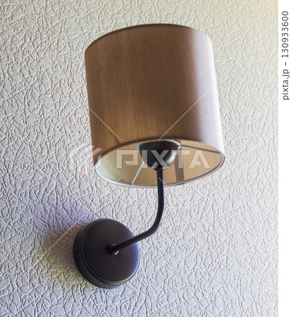Shot of the wall lamp in the room Shot of the wall lamp in the room 130933600
