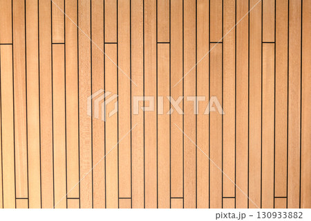 Teak wood deck texture background. Wooden deck on super yacht. Yachting concept. Teak wood deck texture background. Wooden deck on super yacht. Yachting concept. 130933882