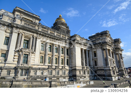 Renovation of Palace of Justice of Brussels, most important Belgian court building in Brussels, Belgium 130934256