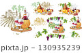 Mediterranean Wine and Cheese Still life Set 130935239