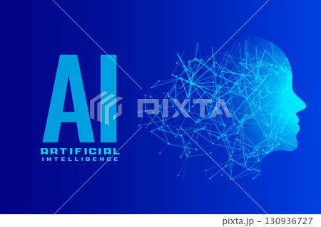 AI tech web network innovation wallpaper design 130936727