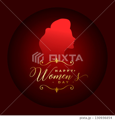 international womens day greeting background with female face international womens day greeting background with female face 130936854