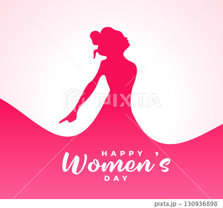 beautiful happy womens day wishes card design beautiful happy womens day wishes card design 130936898