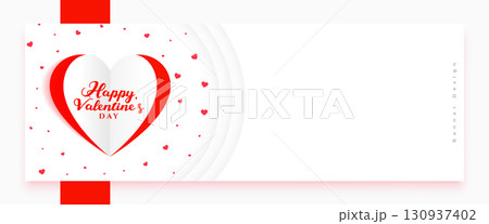 papercut style valentines day greeting wallpaper design 130937402