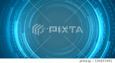 modern digital line hud background a cyber connection for information 130937491