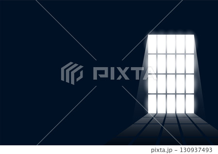 prison cage iron bars design with light effect prison cage iron bars design with light effect 130937493