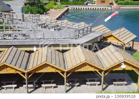 隠岐中の島菱浦港建物の景色 隠岐中の島菱浦港建物の景色 130939510