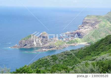 隠岐国賀海岸展望台からの景色 130939520
