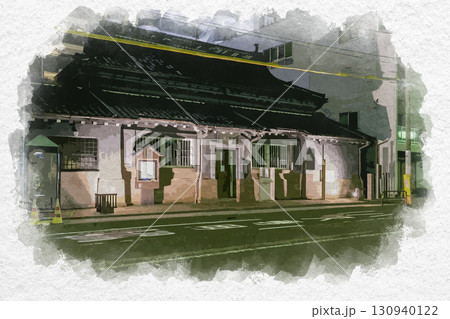 水彩画風　尾張町町民文化館　石川県金沢市 130940122